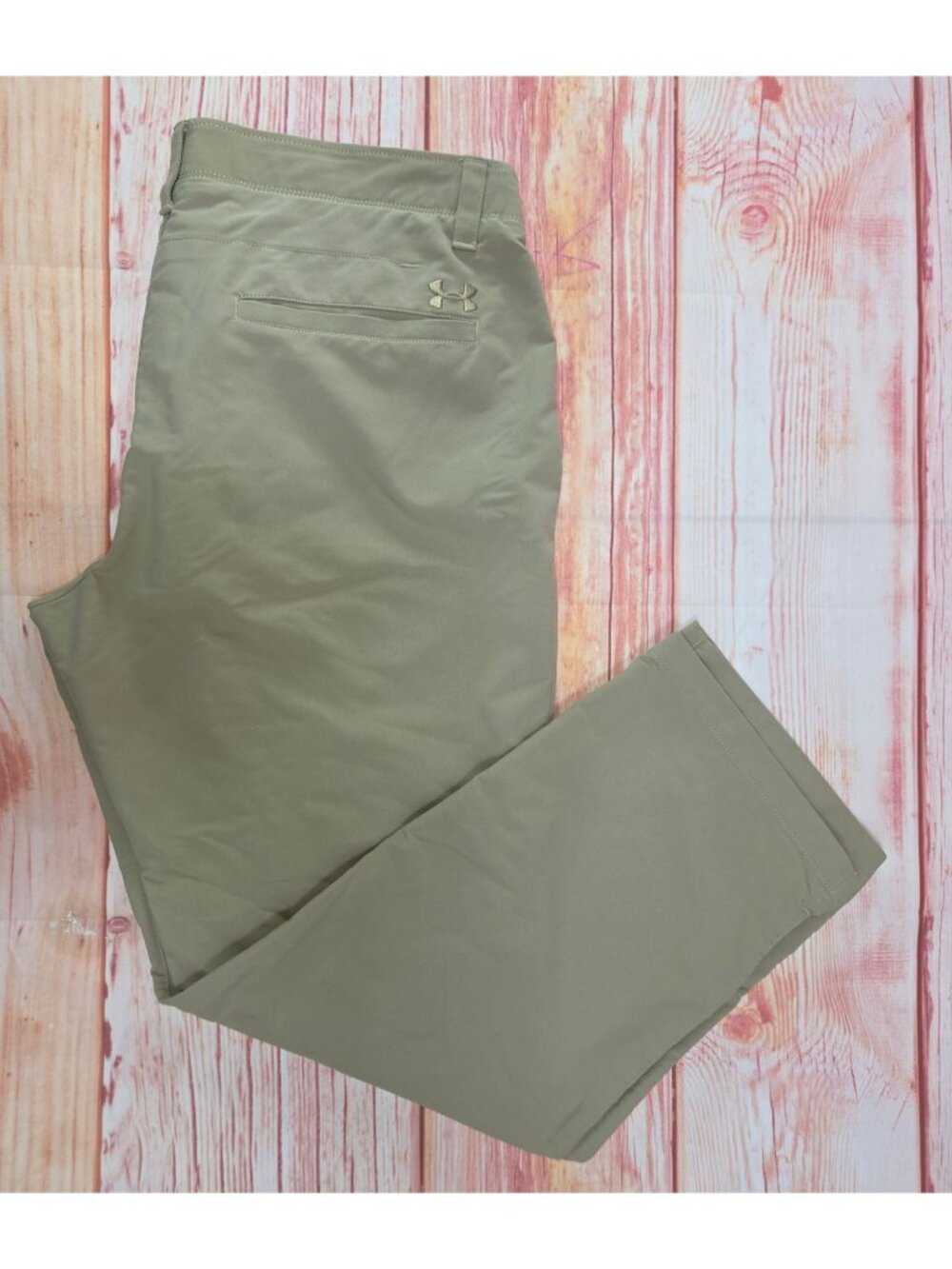Under Armour Mens Stretch Fit Khaki Performance Pants 38x30
